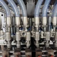 Machine de remplissage automatique de liquides à piston servo pour bouteilles de sauce et de vinaigre, pour petites entreprises, ligne industrielle de machines chinoises
