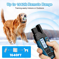 Collar de entrenamiento para perros de gran venta 2025 con pitido remoto, Collar de choque vibratorio, Collar de Control de ladridos para perros, tren 2 perros, superventas AMZ