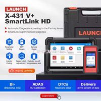Versión Global/UE para Launch X431V+ SmartLink HD 24V, Herramienta de Diagnóstico Bidireccional OBDII para Camiones Pesados, Codificación de ECU