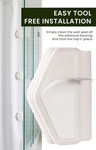 Clips magnétiques en silicone YDS pour rideau de douche, clips magnétiques pour maintenir le rideau de douche fermé, clip pour sac - Product Image 4