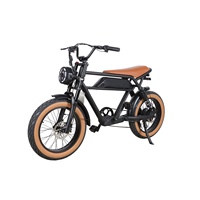 BAOLUJIE Bicicleta Eléctrica Nueva de Bajo Precio con Llantas Gruesas 500W Elektro Fahrrad Bicicleta Eletrica para Adultos OEM