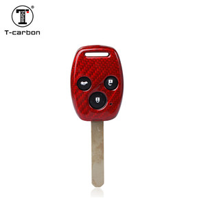1x Funda de Fibra de Carbono para Llave de 3 Botones para <span class=keywords><strong>Honda</strong></span> CR-V Odyssey Pilot - Product Image 1