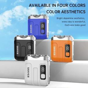 Rasoir Électrique Homme Étanche Rechargeable Type-C avec Affichage Numérique, Tondeuse Rotative Portable pour Barbe, Nouveauté 2025 - Product Image 6