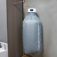 Sèche-linge électrique portable 600W, mini semi-automatique, écoénergétique classe A, pour usage hôtelier, boîtier en plastique, lumière UV LED