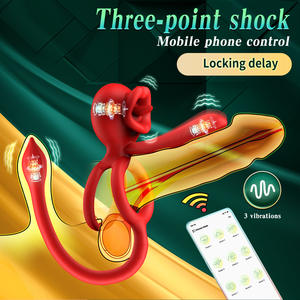 Controle la vibración del anillo de esperma masculino, cargue la próstata y use un dispositivo de masaje para las relaciones sexuales - Product Image 2