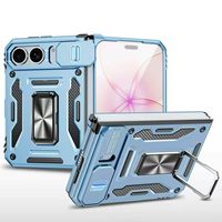 Coques de téléphone intelligentes pliables BAILI Factory 2026, nouvelle protection d'objectif pour iPhone Duo à écran pliable, antichoc, coque arrière