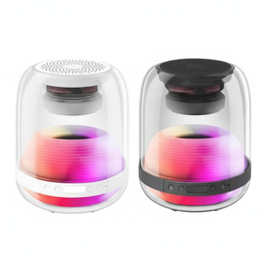 ลำโพงบลูทูธสมาร์ทโฮมพร้อมไฟ RGB นาฬิกาปลุกจอแสดงผลดิจิตอลแบตเตอรี่ขับเคลื่อนไฟเพลงแบบพกพาสำหรับห้องนอน - Product Image 1