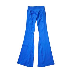 5482 <span class=keywords><strong>Leggings</strong></span> de yoga évasés pour femme, doux, taille haute, effet ventre plat, coupe <span class=keywords><strong>bootcut</strong></span>, sans couture, pour l'entraînement - Product Image 1
