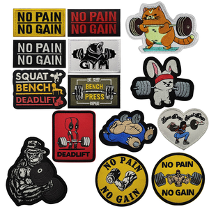 Cá nhân hoá tùy chỉnh thêu các bản vá lỗi cho quần áo thêu dán quảng cáo tùy chỉnh Velcro các bản vá lỗi <span class=keywords><strong>Logo</strong></span> Sticker - Product Image 6