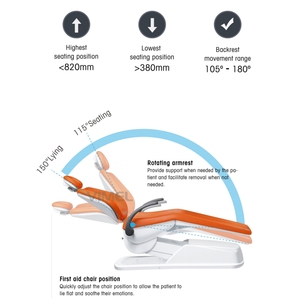 Ergonomic <strong>Dental</strong> <strong>Chair</strong> <strong>Unit</strong> with Turbine Power Source <strong>Medical</strong> Metal Equipment for Clinics - Product Image 4