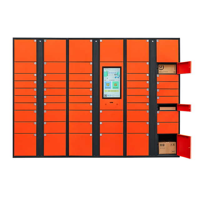 Accept Customized Smart Parcel Locker Intelligent Parcel Locker in Multi Language