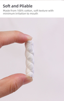 Coton-tiges dentaires jetables modèle Chine, tampon anti-épanouissement nasal, consommables médicaux certifiés CE/ISO13485 Classe I haute capacité