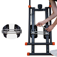 Escalier Escalade Intérieur Multi-fonctionnel Gym Grimpeur Vertical Exercice Échelle Étape Machine Pliable Durable Acier & Plastique