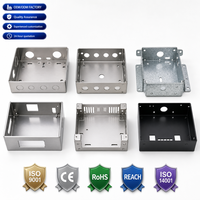 Base de boîte de jonction sur mesure, estampage et pliage, découpes laser, fabrication de tôlerie en acier inoxydable, aluminium, acier galvanisé
