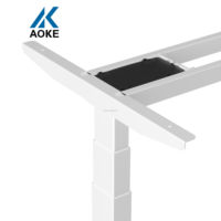 Cadre sur pied réglable à double moteur électrique Sit Stand Desk lifting office desk furniture electric table frame
