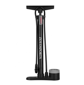 Hot Sale Black Steel Portable for Ball <b>Pump</b> Inflator with Pressure Gauge Easiest - Product Image 1