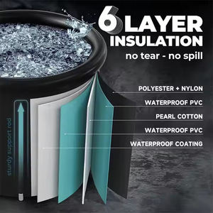 Bak mandi es portabel merek kustom untuk pemulihan, bak terapi terjun dingin Fitness portabel, bak mandi <span class=keywords><strong>SPA</strong></span> es besar - Product Image 3