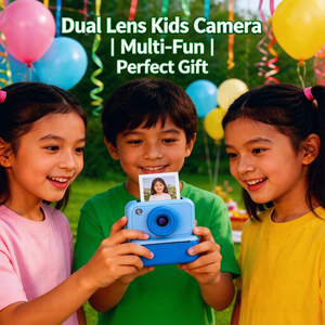 Appareil photo instantané <span class=keywords><strong>Polaroid</strong></span> pour enfants, haute définition, sans encre, impression couleur, 48MP, double objectif, vlog pour le jeu créatif - Product Image 6