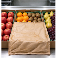 Feuille de palette en papier kraft écologique, absorbant l'humidité, antidérapante, biodégradable, pour protéger les fruits, taille personnalisée