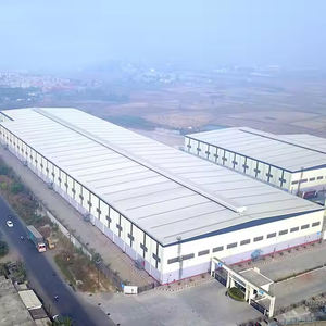 La Chine vend en gros des structures en acier de bâtiment préfabriqué léger pour le matériel durable de panneau "sandwich" de bureau et d'atelier - Product Image 3