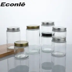 200ml 280ml 380ml Straight Sided Tall Glass Jars with Deep Lid - China  Honey Jar Glass, Empty Jar