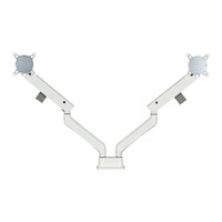 Support de moniteur double en alliage d'aluminium réglable en hauteur, capacité 12 kg, vente en gros d'usine, noir, Chine
