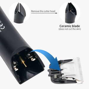 Pritech, recortadora inalámbrica impermeable para hombres, recortadora profesional de vello púbico para la ingle para hombres, eléctrica, logotipo personalizado - Product Image 3