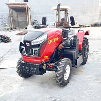 Traktor Roda Empat Mini Mesin Diesel 50hp 60hp 80hp 90hp 100hp 120hp 140hp 160hp untuk Pertanian - Promo!
