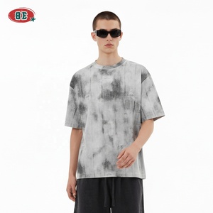 T-shirts Hip Hop <span class=keywords><strong>Homme</strong></span> Grande Taille <span class=keywords><strong>XXL</strong></span> Personnalisables Effet Délavé Streetwear Coupe Oversize Séchage Rapide Été – Vente en Gros - Product Image 2