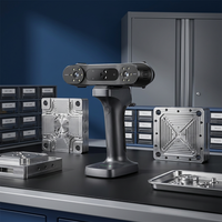 Scanner 3D laser bleu RaptorX avec connectivité USB/WiFi pour la numérisation de détails locaux et la géométrie de pièces complexes