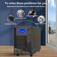 Onduleur monophasé SHGF 1000VA Mini UPS à onde sinusoïdale pure, onduleur 800W en ligne pour ordinateur portable ou ordinateur