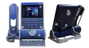 Téléphone IP SIP ALE300 d'entreprise original, écran couleur 3,5 pouces, téléphone de bureau d'entreprise POE - Product Image 2