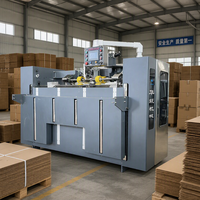 Machine à clouer les boîtes en carton ondulé semi-automatique électrique à double servo-entraînement avec emballage en film/plastique