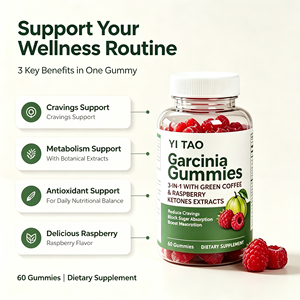 Gummies Probiotiques à la Canneberge Marque Blanche avec Vitamine C, Véganes et Naturelles, Favorisent la Santé Digestive et Stimulent le Métabolisme pour Adultes - Product Image 5