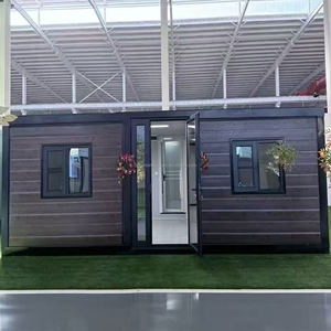 20ft 30ft 40ft Prefab Folding Living Mini Cabin Prefabricated Glass Facade Expandable Container House with 2 Bedroom Home - Product Image 2