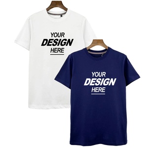 เสื้อยืดผู้ชายผ้าฝ้ายแท้ 100% หนัก 230GSM พิมพ์โลโก้ได้ ทรงปกติ ผ้าหนา สไตล์สตรีท แห้งเร็ว ไม่ยับ - Product Image 5