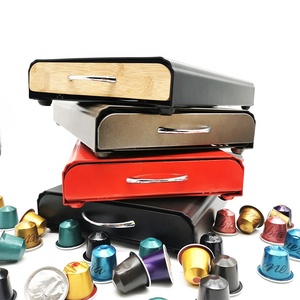 50 supports de rangement pour capsules <span class=keywords><strong>Nespresso</strong></span>, <span class=keywords><strong>tiroir</strong></span> de rangement pour dosettes de café, support de capsules de café pour la cuisine - Product Image 6
