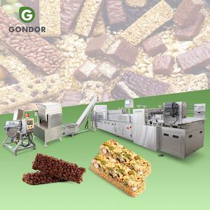 Date Chocolate Granola Biscuit Nutrition Forming Nut Processing Mesin Cutting <b>Snack</b> <b>Bar</b> Production Line - Product Image 1