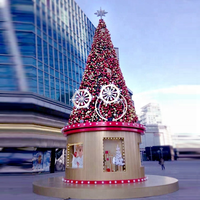 Décoration de centre commercial, éclairage LED géant personnalisé, arbre de Noël artificiel géant