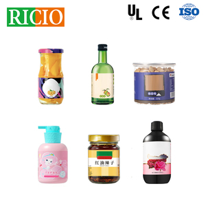 Ricio điện tự động dọc tự dính điểm cố định máy dán nhãn chai với màn hình cảm ứng - Product Image 6