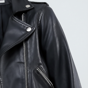 Chaquetas de ante de moda occidental europea, chaqueta de piel de oveja auténtica y piel de cordero - Product Image 1