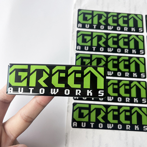 Pegatinas <span class=keywords><strong>de</strong></span> resina personalizadas, pegatinas 3D impermeables personalizadas, cúpula <span class=keywords><strong>de</strong></span> epoxi, pegatinas redondas transparentes para negocios - Product Image 3