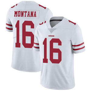 2025 Custom American Football Jersey Uniform San Francisco 49er Truien 25 Elijah Mitchell 16 Joe Montana Teams Voetbalshirt - Product Image 5