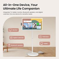 Nuevo Televisor Portátil Inteligente FHD de 32 Pulgadas, 2.ª Generación, 16 (8+8) GB de RAM + 128 GB, Android 15, Certificado EDLA, Ruedas Giratorias, Batería de 15000 mAh