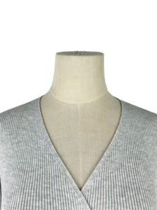 Cárdigan de Manga Larga Otoño 2025, Corte Entallado y Adelgazante, Cuello en V, Tejido Plano, Elegante, Antiarrugas, 360g, para <span class=keywords><strong>Mujer</strong></span> - Product Image 2