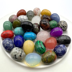 Mini huevos <span class=keywords><strong>de</strong></span> cristal en forma <span class=keywords><strong>de</strong></span> Chul <span class=keywords><strong>de</strong></span> 20 mm, Pascua, ágata, <span class=keywords><strong>jade</strong></span> y mineral <span class=keywords><strong>de</strong></span> ave - Product Image 1