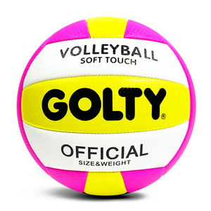 Balón de Voleibol GOLTY GVM-1032 Talla 5 Peso 260-280G y Circunferencia 650-670MM con Costura a Máquina de Tacto Suave para Entrenamiento Personalizado - Product Image 1