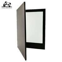 Porte-menu en cuir PU lumineux 8x10,5 avec logo personnalisé en relief, couverture de menu LED éclairée A5, type-C rechargeable, pour restaurant, bar