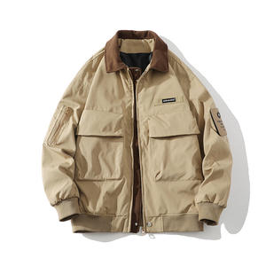 Custom <span class=keywords><strong>Vintage</strong></span> <span class=keywords><strong>Ropa</strong></span> De Hombre <span class=keywords><strong>Ropa</strong></span> De Trabajo Casual Retro Bomber Jacket Streetwear Chaquetas - Product Image 1