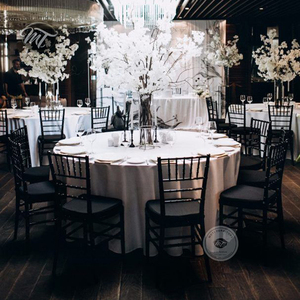 Wholesale Banquet Hall Stackable Pc Wedding clear Acrylic Resin Chiavari <strong>Bamboo</strong> <strong>Chairs</strong> with Cushion Pad - Product Image 3